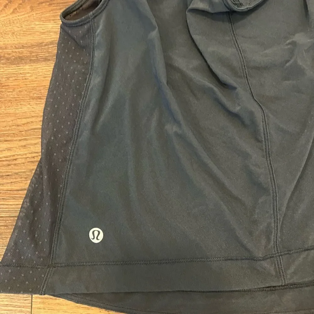 Lululemon Grey Workout Tank with Builtin Bra
